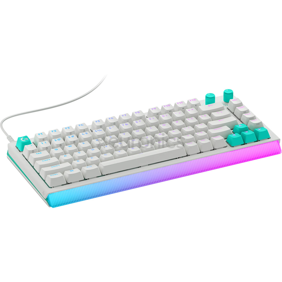Logitech G512 X 75, Tactile, US, balta - Klaviatūra