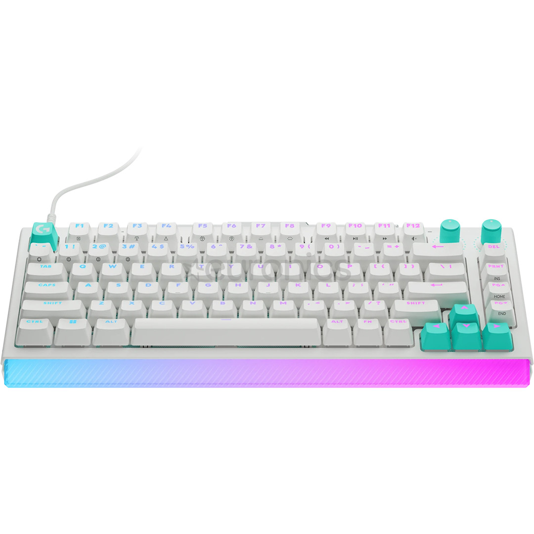 Logitech G512 X 75, Tactile, US, balta - Klaviatūra