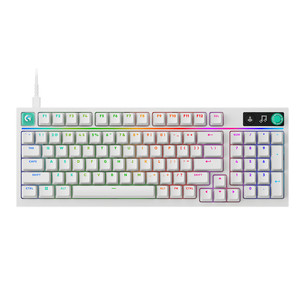 Logitech G316 X 98, Tactile, SWE, balta - Klaviatūra