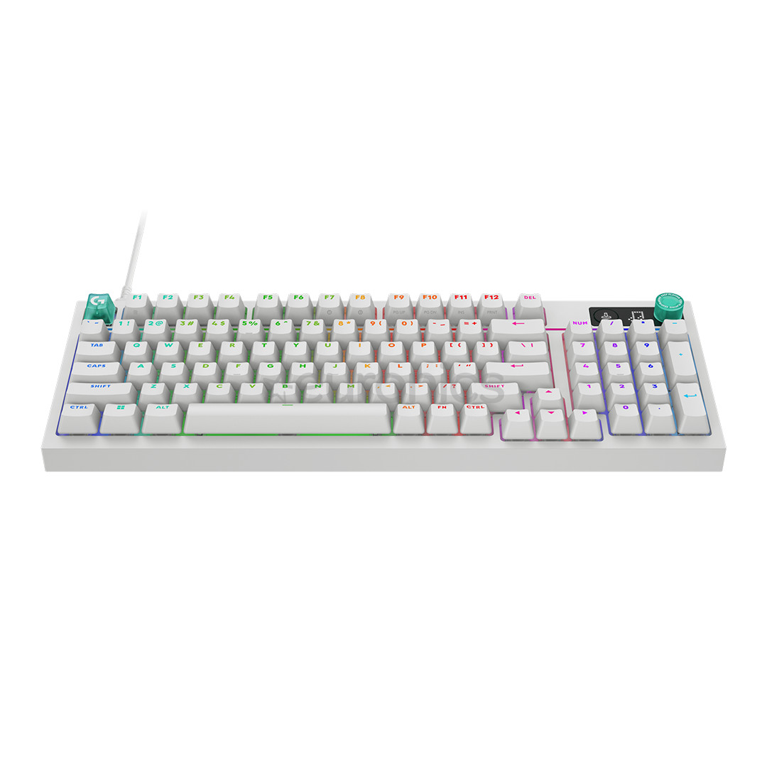 Logitech G316 X 98, Tactile, US, белый - Клавиатура