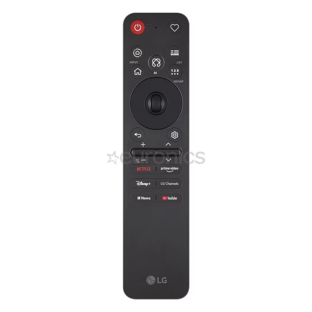 LG Magic Remote 2026, melna - Televizora tālvadības pults