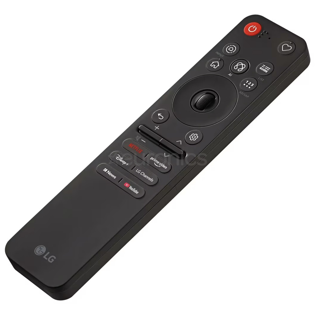 LG Magic Remote 2026, melna - Televizora tālvadības pults