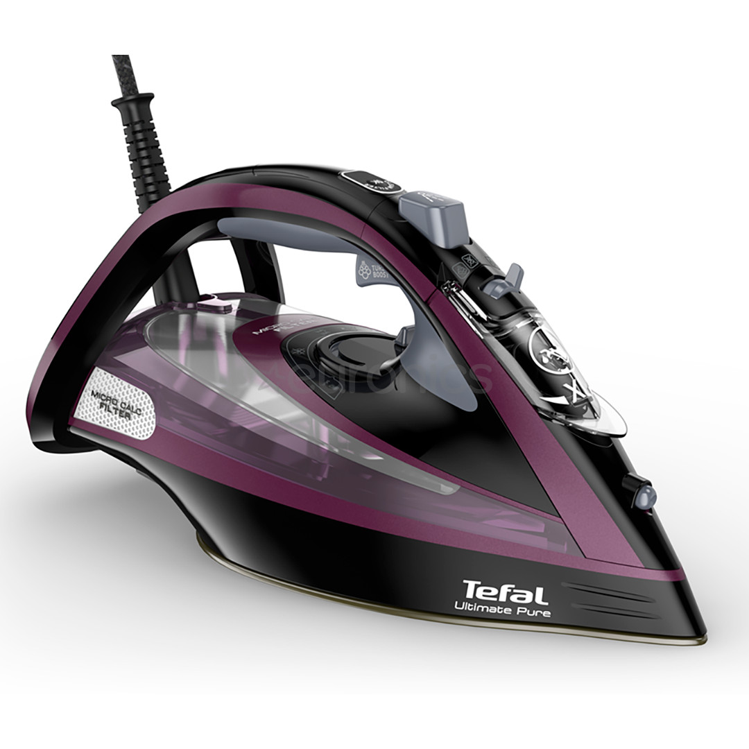 Tefal Ultimate Pure 3, 3000 W, violet - Steam iron FV9835E0