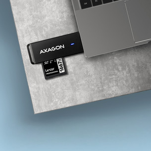 AXAGON CRE-S2N, USB-A, melna - Karšu lasītājs