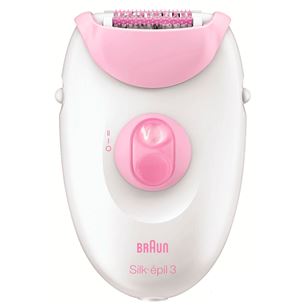 Braun Silk-épil 3, white/pink - Epilator