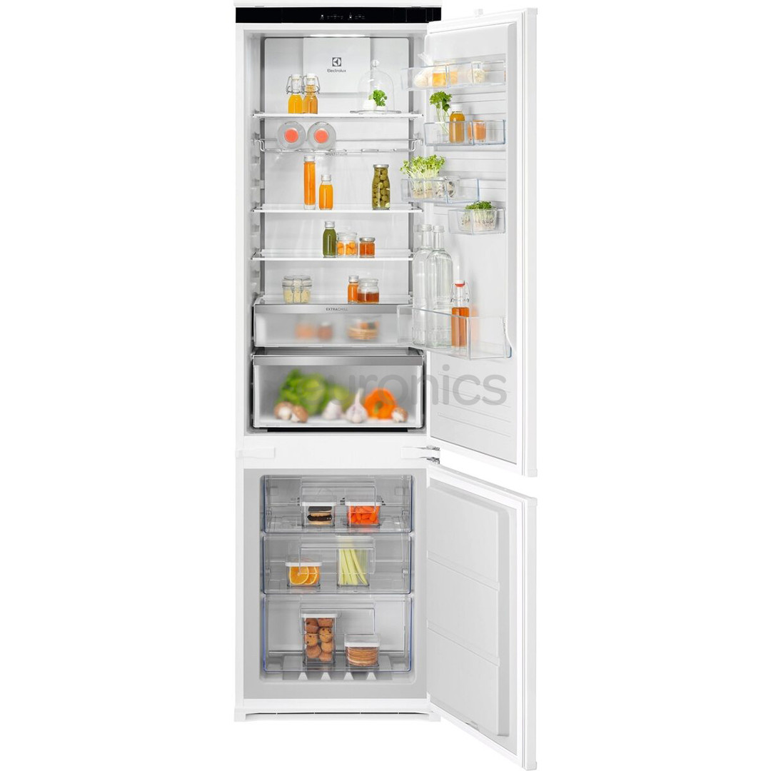 Electrolux 700 No Frost AI CoolAssist, 269 л, высота 189 см - Интегрируемый холодильник