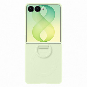 Samsung Silicone Ring Magnet Case, Galaxy Flip8, zaļa - Apvalks viedtālrunim