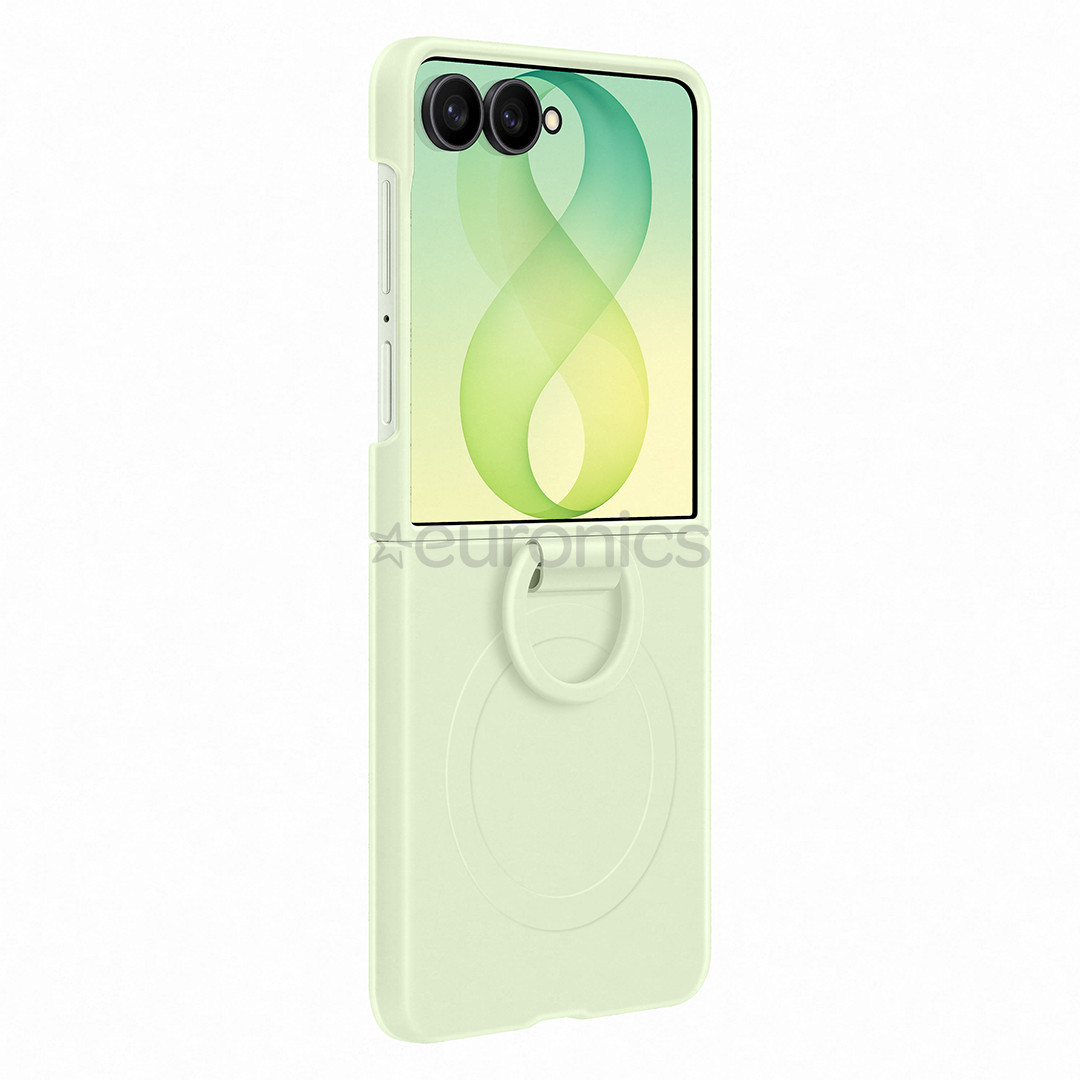 Samsung Silicone Ring Magnet Case, Galaxy Flip8, zaļa - Apvalks viedtālrunim