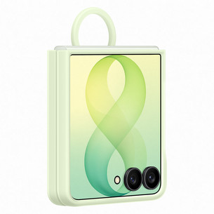 Samsung Silicone Ring Magnet Case, Galaxy Flip8, zaļa - Apvalks viedtālrunim