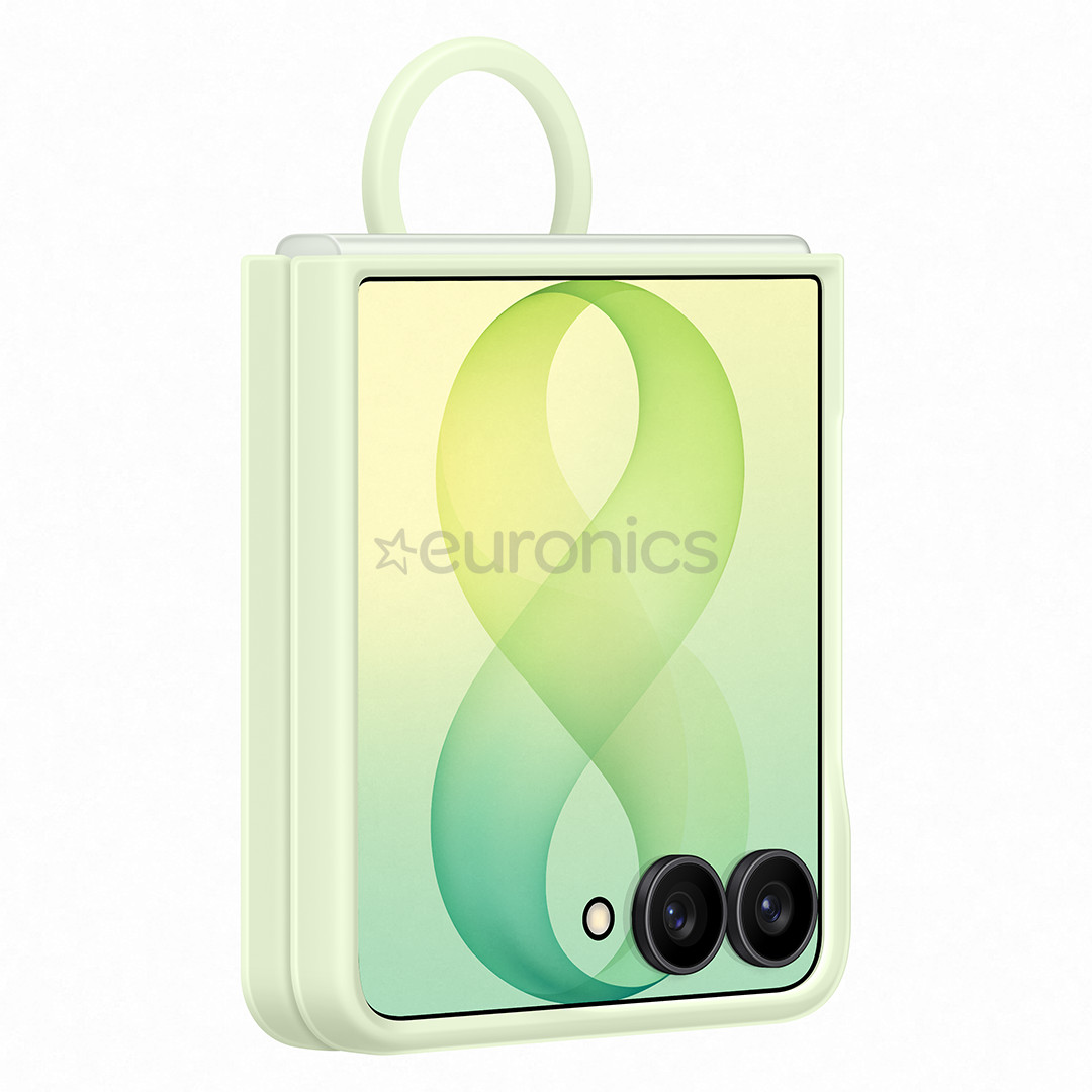 Samsung Silicone Ring Magnet Case, Galaxy Flip8, zaļa - Apvalks viedtālrunim