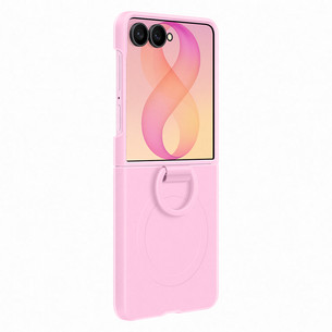 Samsung Silicone Ring Magnet Case, Galaxy Flip8, rozā - Apvalks viedtālrunim