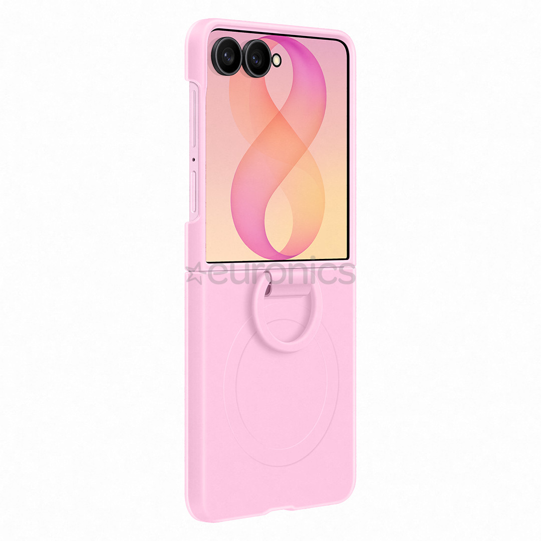 Samsung Silicone Ring Magnet Case, Galaxy Flip8, rozā - Apvalks viedtālrunim