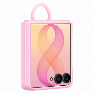 Samsung Silicone Ring Magnet Case, Galaxy Flip8, rozā - Apvalks viedtālrunim