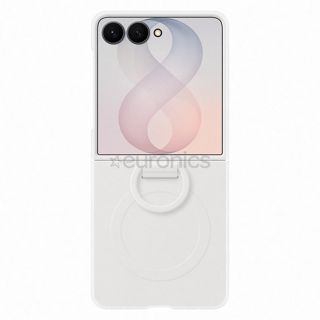 Samsung Silicone Ring Magnet Case, Galaxy Flip8, bēša - Apvalks viedtālrunim