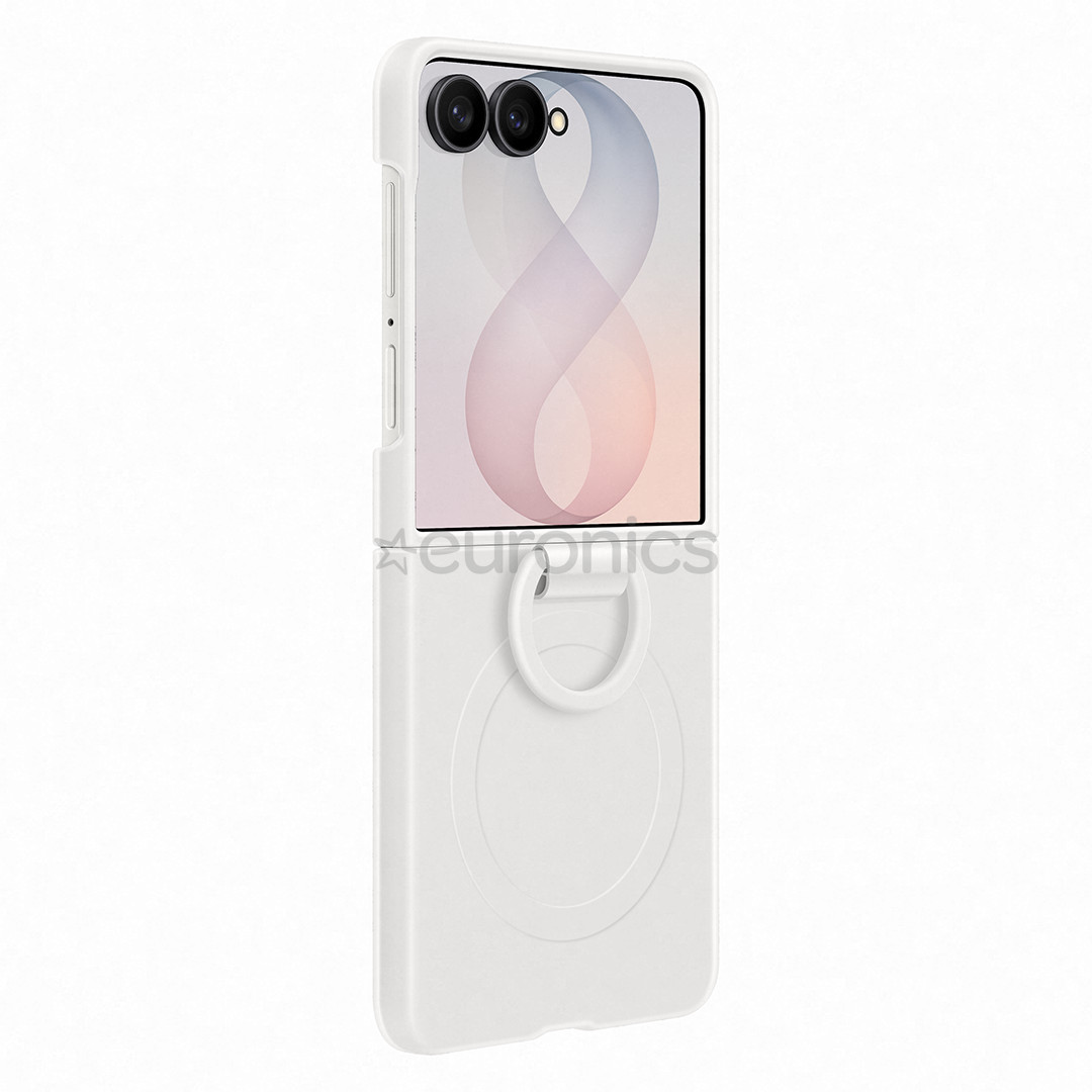 Samsung Silicone Ring Magnet Case, Galaxy Flip8, bēša - Apvalks viedtālrunim
