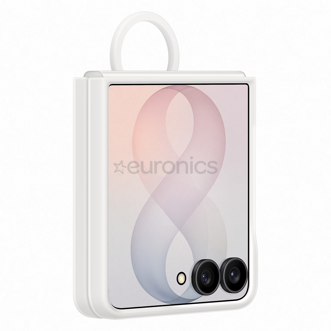 Samsung Silicone Ring Magnet Case, Galaxy Flip8, bēša - Apvalks viedtālrunim