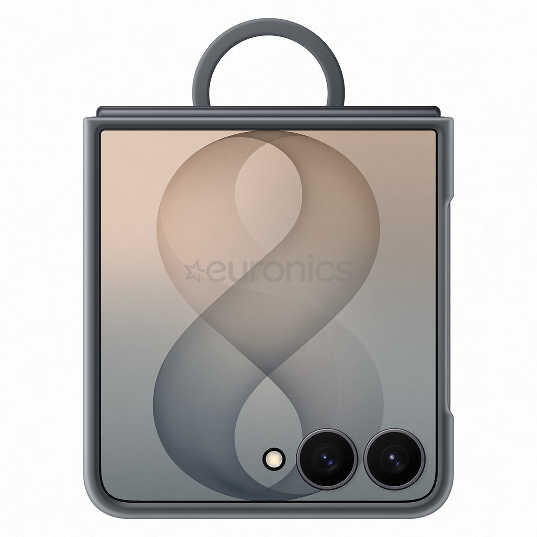 Samsung Silicone Ring Magnet Case, Galaxy Flip8, tumši pēlēka - Apvalks viedtālrunim