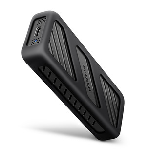 Axagon EEM2-20G, USB-C, 20Gbps, M.2 NVMe, melna - SSD diska korpuss