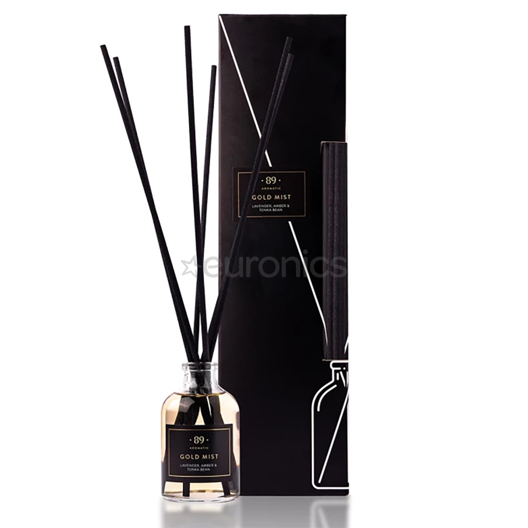 Aromatic89 Gold Mist, classic bottle, 50 ml - Reed diffuser 4779056063197