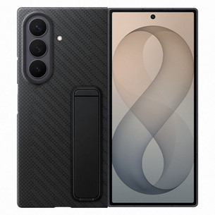 Samsung Carbon Standing Case, Galaxy Fold8 Ultra, melna - Apvalks viedtālrunim