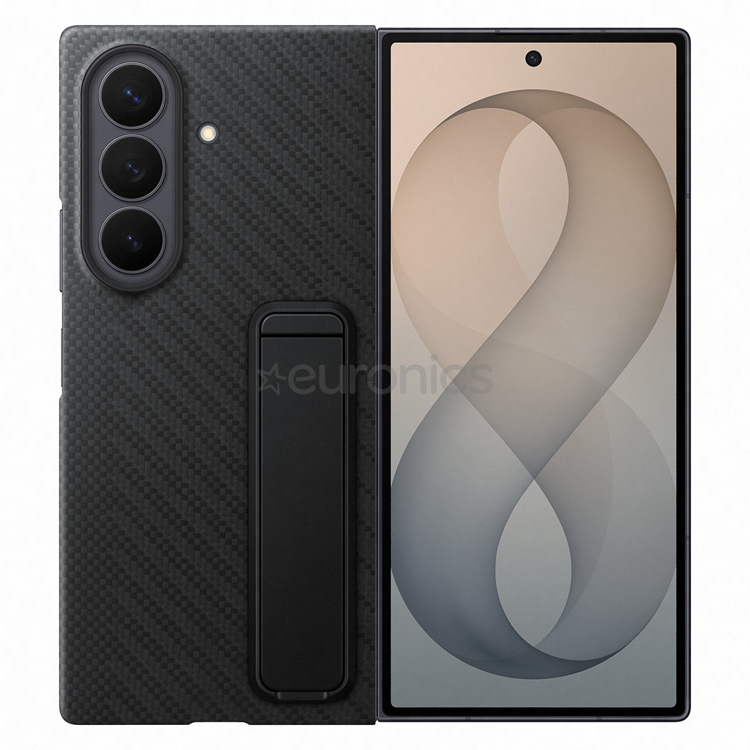 Samsung Carbon Standing Case, Galaxy Fold8 Ultra, melna - Apvalks viedtālrunim