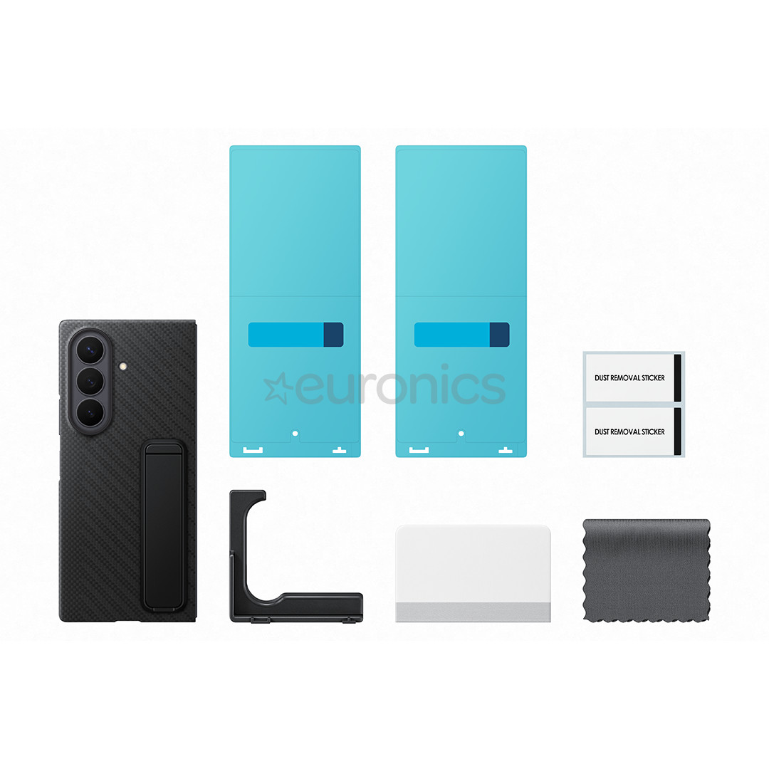 Samsung Carbon Standing Case, Galaxy Fold8 Ultra, melna - Apvalks viedtālrunim