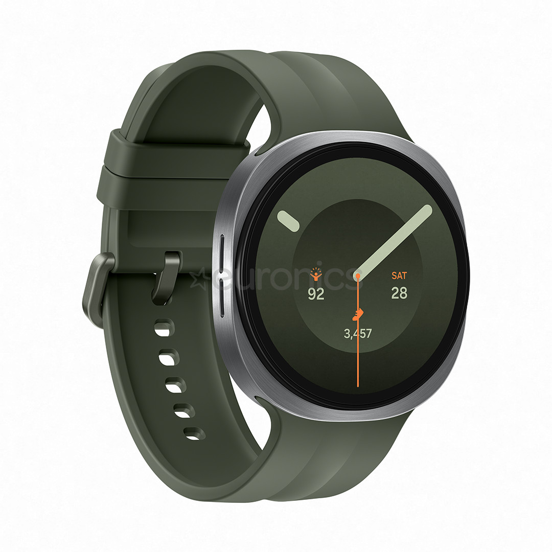 Samsung Galaxy Watch9, 44 mm, BT, sudraba/zaļa - Viedpulkstenis