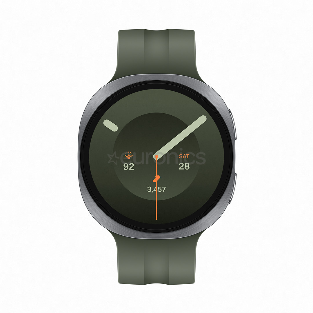 Samsung Galaxy Watch9, 44 mm, LTE, sudraba/zaļa - Viedpulkstenis SM-L355FZSAEUE