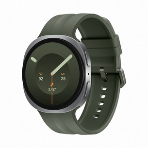 Samsung Galaxy Watch9, 44 mm, LTE, sudraba/zaļa - Viedpulkstenis