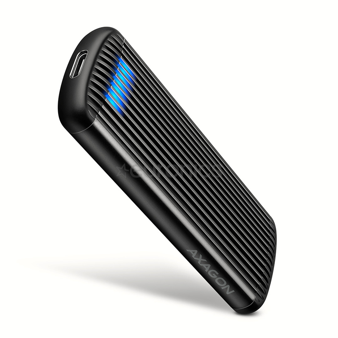 Axagon EEM2-SC, USB-C, 10Gbps, M.2 NVMe, черный - Корпус для SSD EEM2-SC