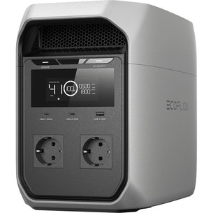 EcoFlow Delta 3 Classic, 1024 Wh, 1800 W, pelēka - Pārnēsājama spēkstacija