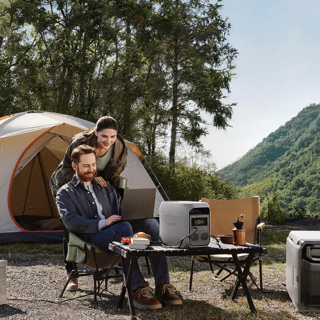 EcoFlow Delta 3 Classic, 1024 Вт·ч, 1800 Вт, серый - Аккумуляторная станция