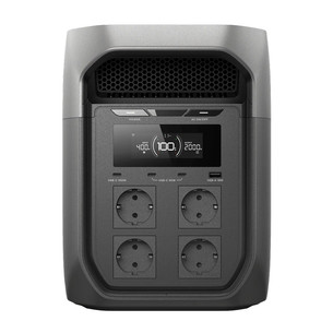 EcoFlow Delta 3 Max, 2048 Wh, 2400 W, black/gray - Power station