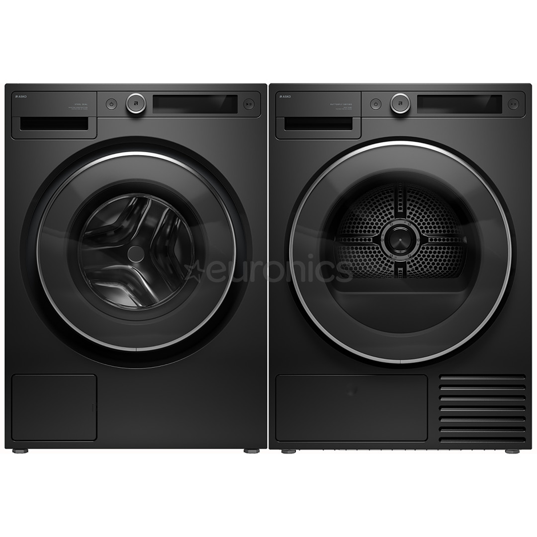 Asko, 9 kg + 9 kg - Veļas mazgājamā mašīna + veļas žāvētājs W5096RG+T509HRG