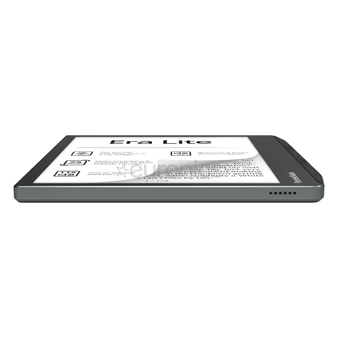 PocketBook Era Lite, 7'', 16 GB, melna/zaļa - E-grāmata