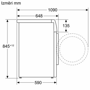Bosch, Series 8, i-Dos, 11 kg, dziļums 59 cm, 1600 apgr/min. - Veļas mazgājamā mašīna ar priekšējo ielādi