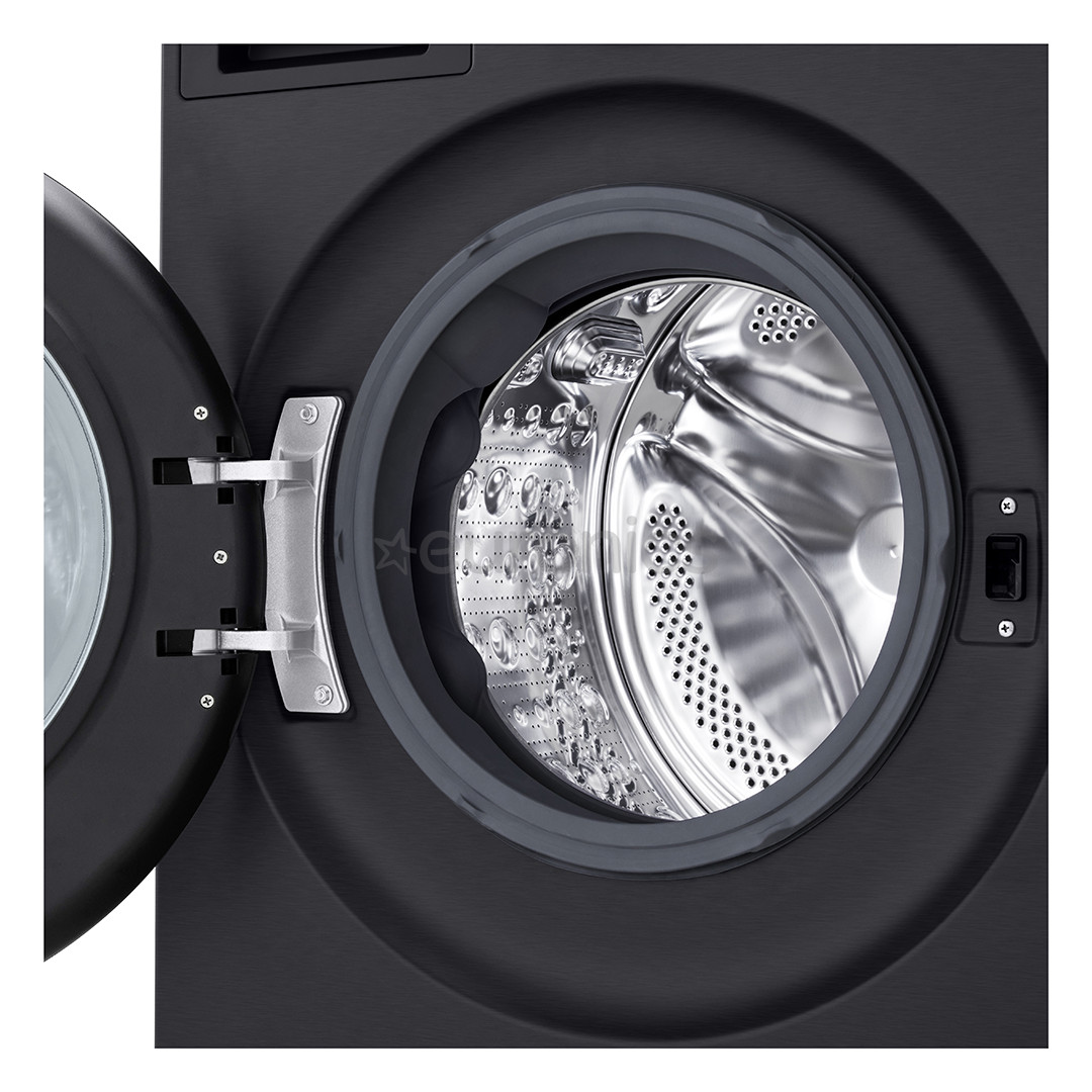 LG TurboWash 360˚, 11 kg, depth 55 cm, 1400 rpm, matte black - Front load washing machine