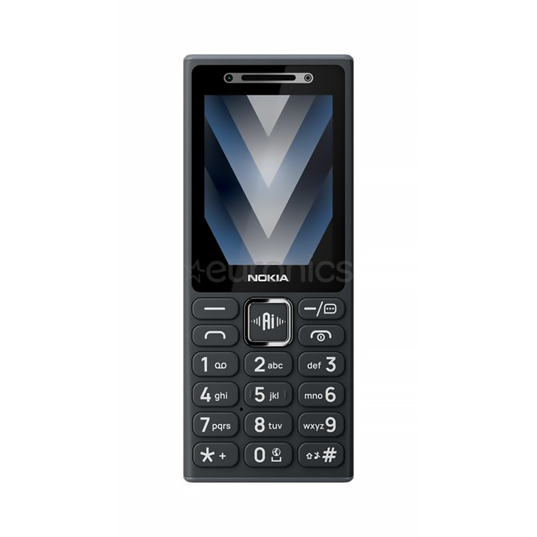 Nokia 200 4G, Dual SIM, black - Mobile Phone 1GF043FPA1L03