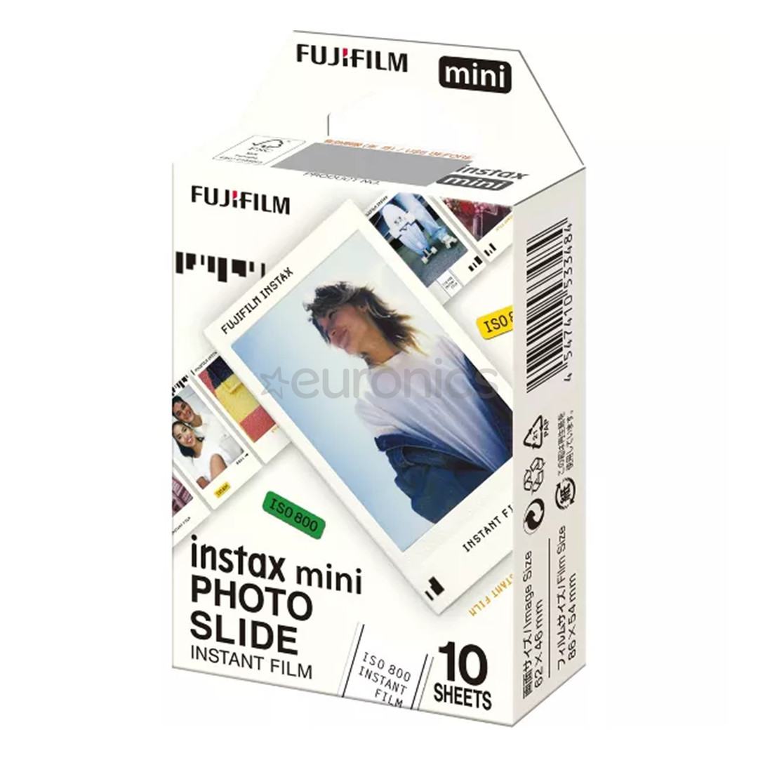 Fujifilm Instax Mini Photo Slide Instant Film, 10 gab. - Fotopapīrs