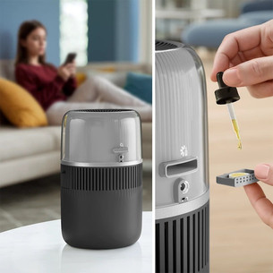 Philips 5000 Series, tumši pelēka - Gaisa mitrinātājs