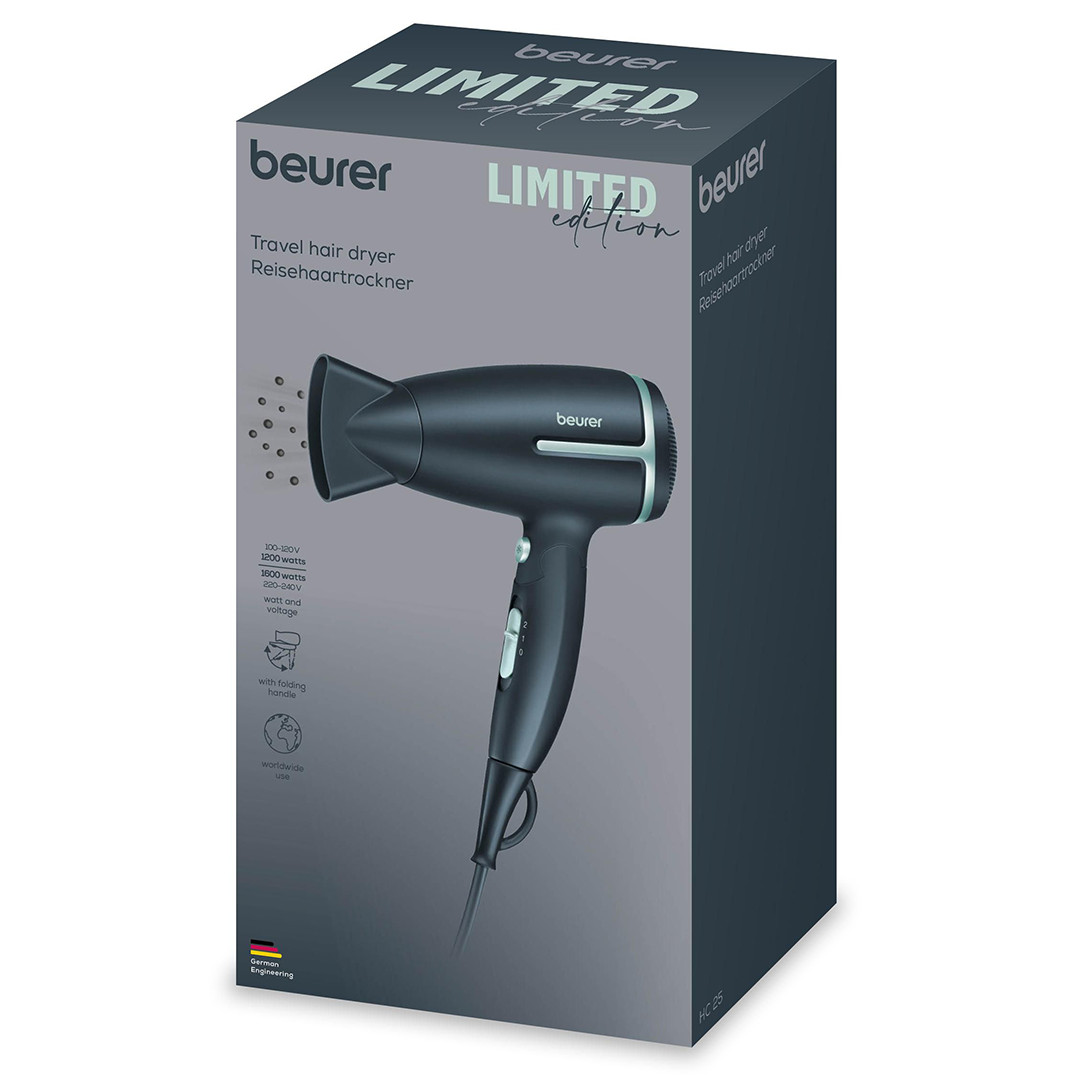 Beurer Limited Edition 2026, 1600 W, tumši zila - Matu fēns