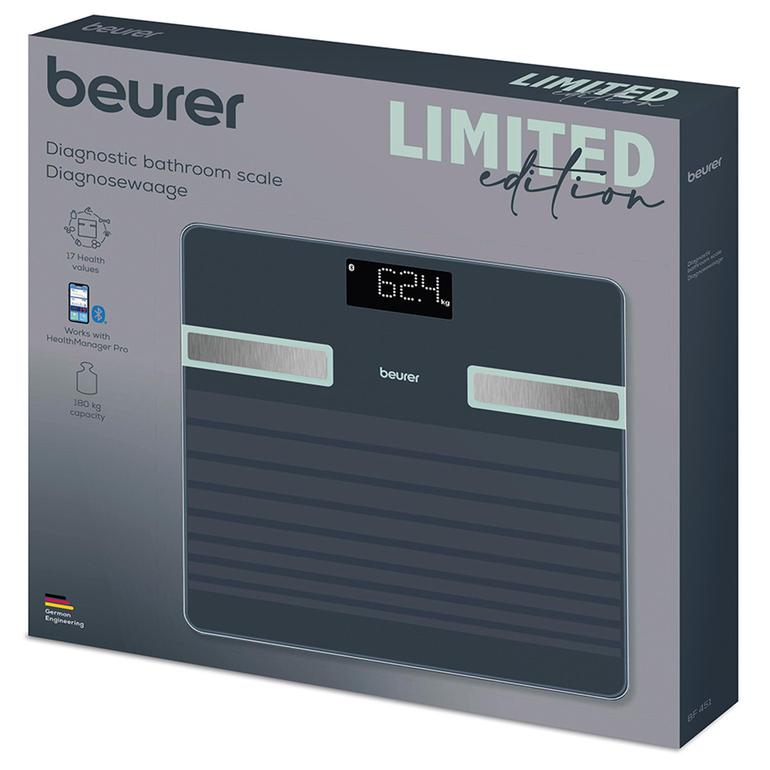Beurer BF 451 Limited Edition 2026, Bluetooth®, tumši zila - Diagnostiskie elektroniskie svari