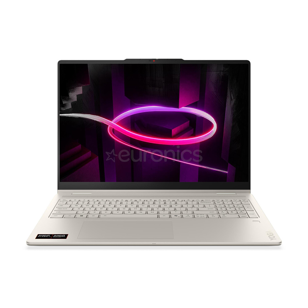 Lenovo Yoga 7 2-in-1 Gen 11, 16'', WUXGA, OLED, Ryzen AI 5, 16 GB, 512 GB, ENG, bēša - Portatīvais dators