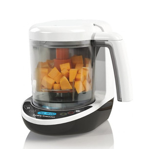 Baby Brezza One Step Deluxe, white/black - Baby food maker ONE.STEP.DELUXE