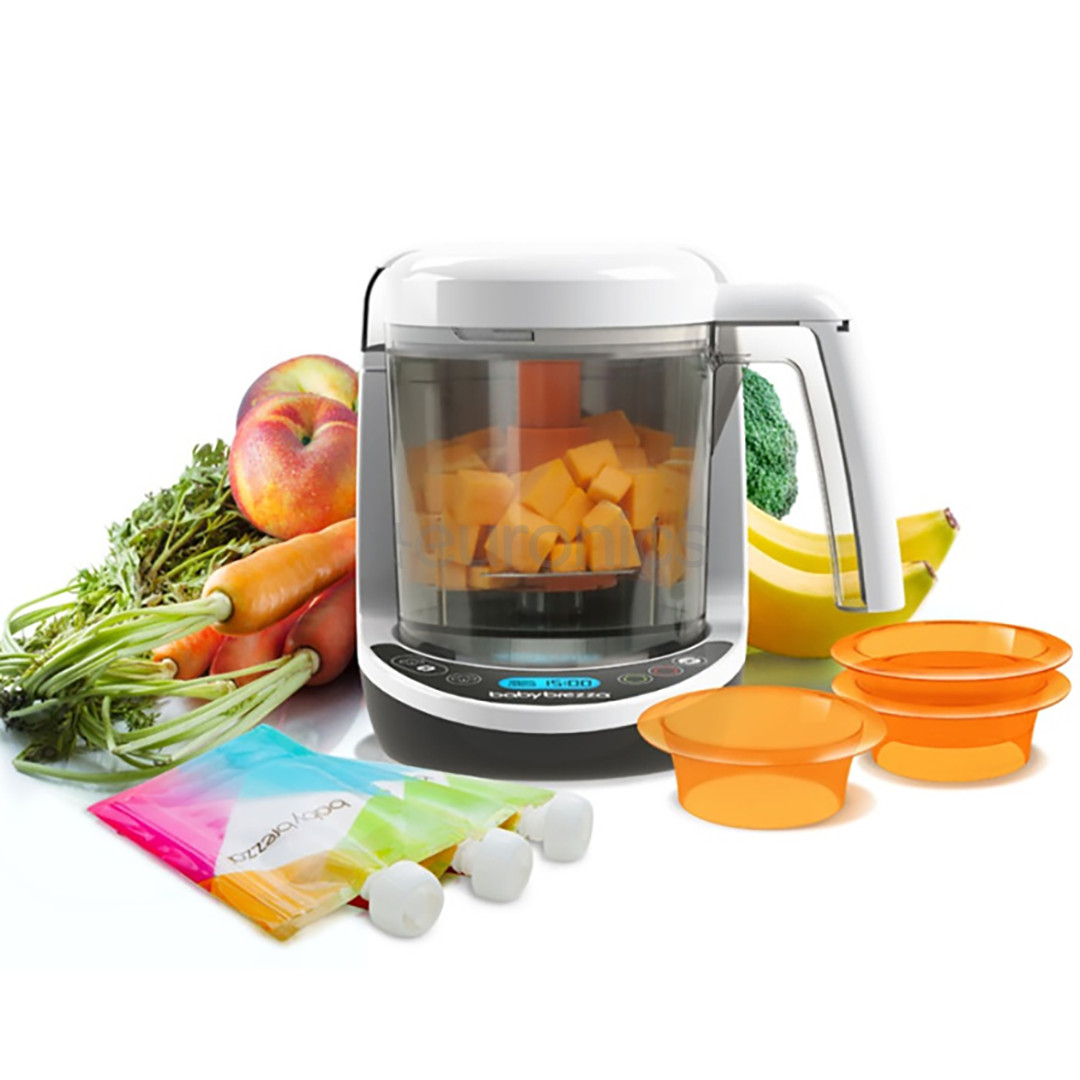 Baby Brezza One Step Deluxe, white/black - Baby food maker