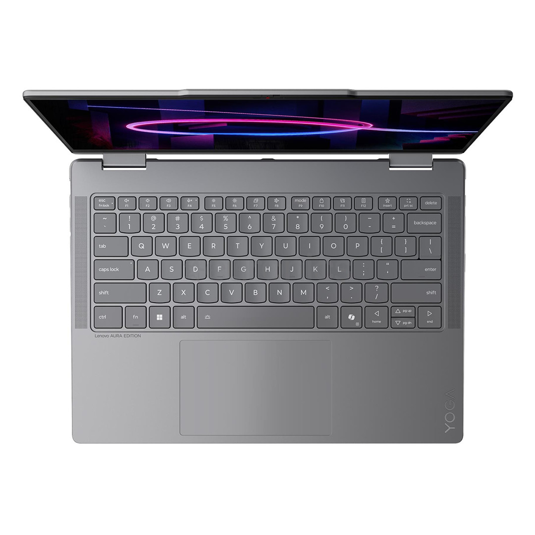 Lenovo Yoga 7i 2-in-1 Aura Edition Gen 11, 14'', WUXGA, OLED, Ultra 7, 16 GB, 512 GB, ENG, pelēka - Portatīvais dators