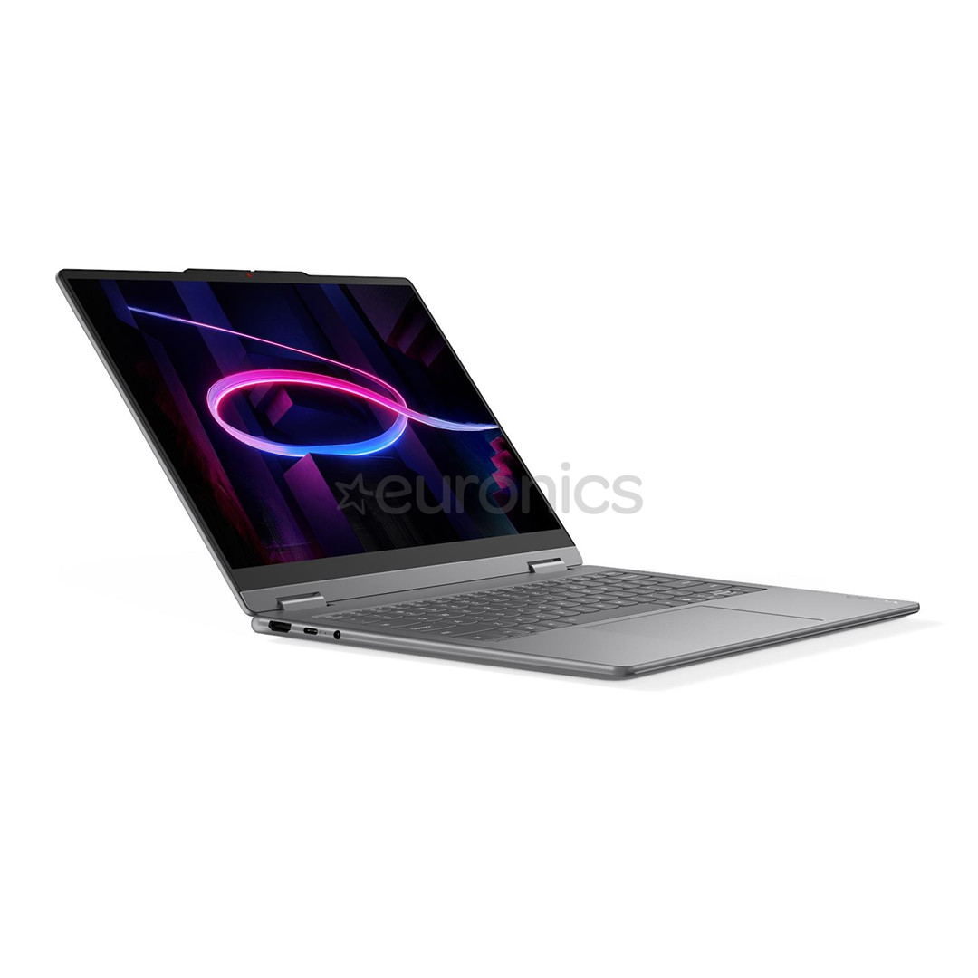 Lenovo Yoga 7i 2-in-1 Aura Edition Gen 11, 14'', WUXGA, OLED, Ultra 7, 16 GB, 512 GB, ENG, pelēka - Portatīvais dators