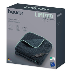 Beurer Limited Edition 2026, 180x130 cm, dark grey - Heated overblanket