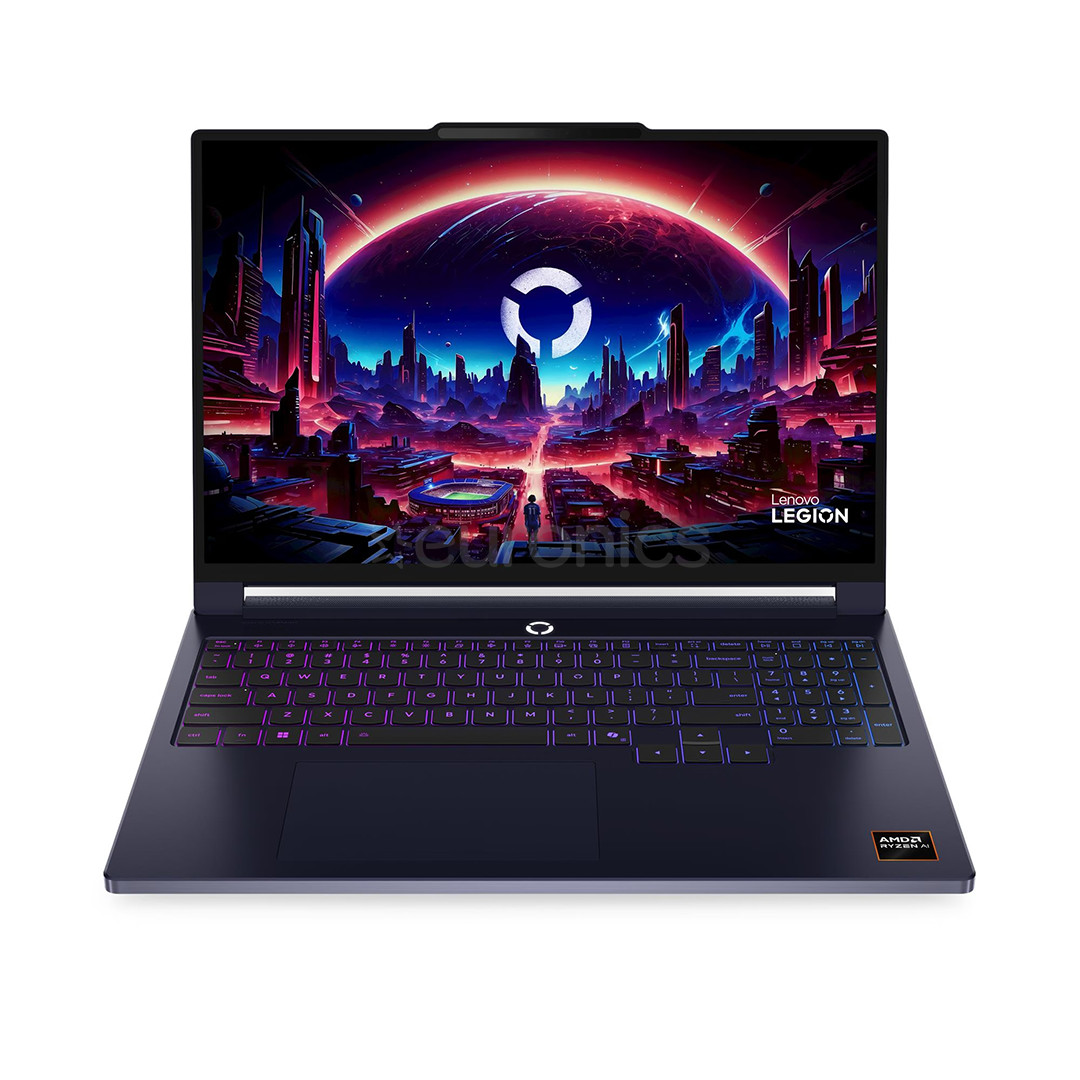 Lenovo Legion 7a Gen 11, 16'', WQXGA, OLED, 240 Hz, Ryzen AI 9, 32 GB, 1 TB, RTX 5070, ENG, lillā - Portatīvais dators 83Q80022NT