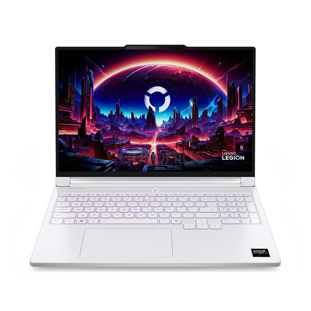 Lenovo Legion 7a Gen 11, 16'', WQXGA, OLED, 240 Hz, Ryzen AI 9, 32 GB, 1 TB, RTX 5070, ENG, balta - Portatīvais dators 83Q8001YNT